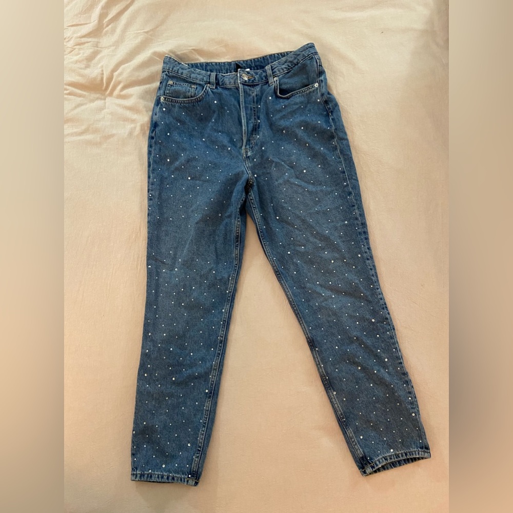 H&M Jeans with Crystals